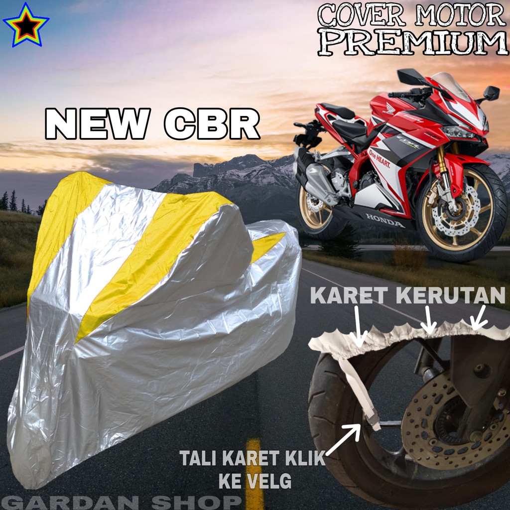 Sarung Motor NEW CBR Silver KUNING body Cover Cbr PREMIUM