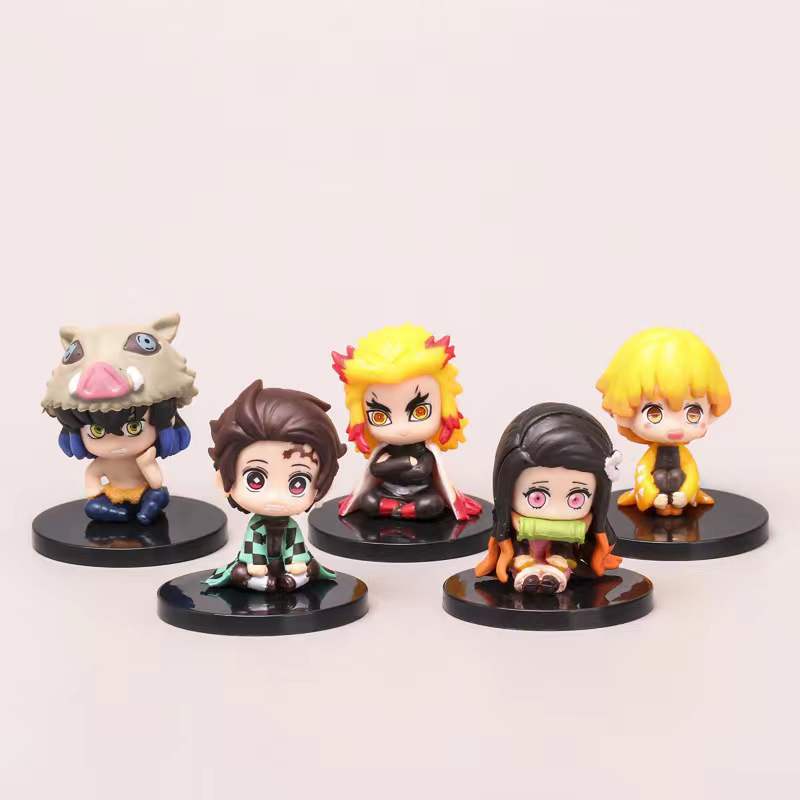 (WPJ-DM) PAJANGAN DEMON SLAYER / FIGURE MINI DEMON SLAYER / TENJIRO / NEZUKO / MINI FIGURE