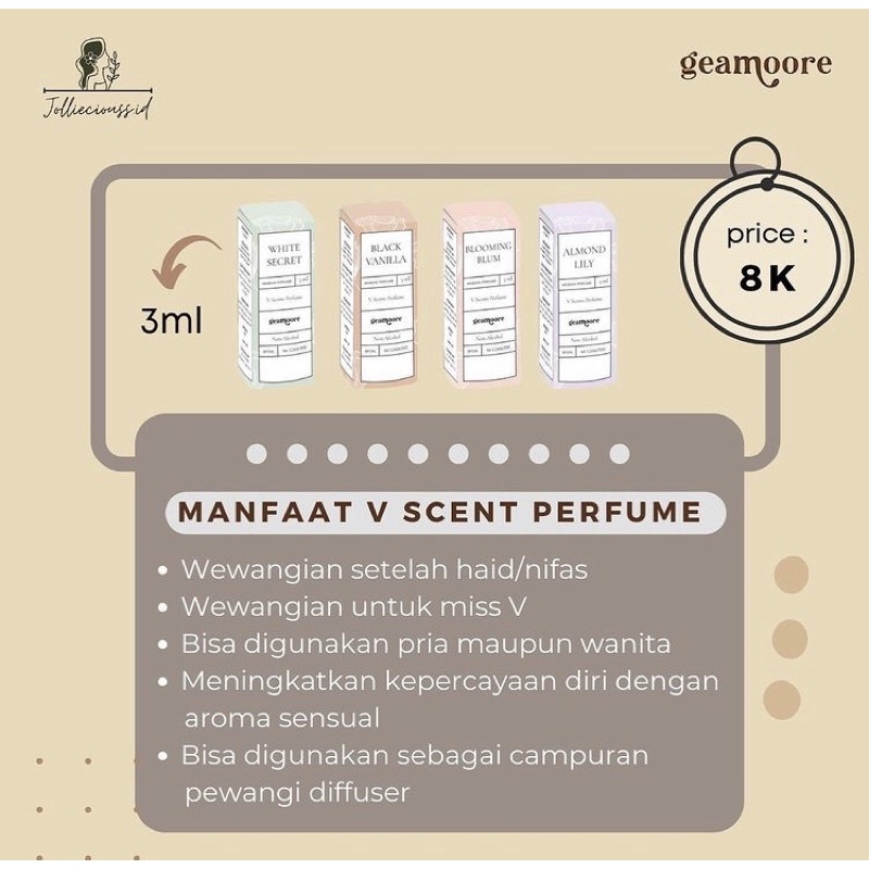 VSCENT PERFUME GEAMOORE | V SCENTS