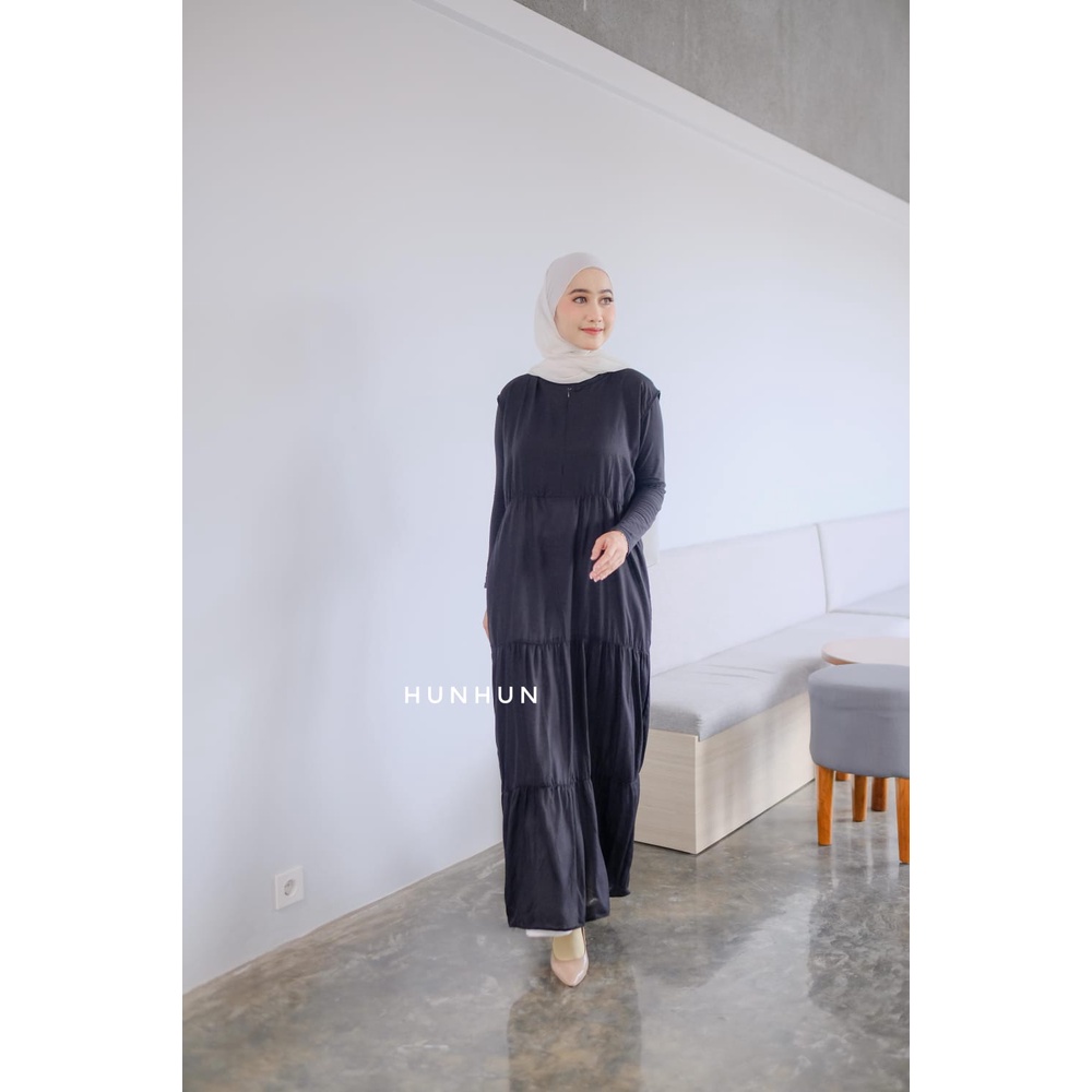 SHAKILA INNER DRESS/LONG DRESS TANPA LENGAN/BAHAN KATUN SHAKILA/MAXI DRESS FLARE WANITA/BUSUI FRIENDLY PUSATGROSIR_SOLO