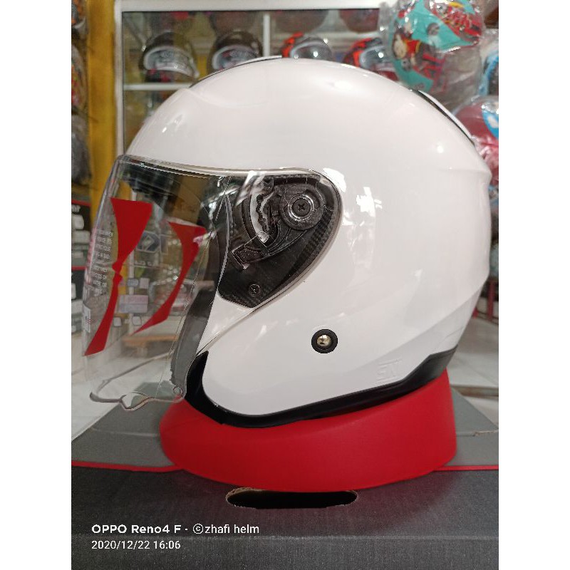 helm kyt kyoto warna putih original termurah
