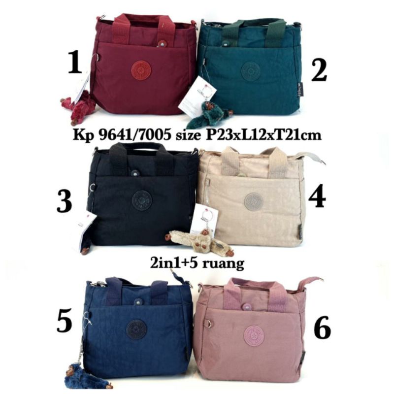 [BISA COD] Tas Selempang Kipling 2in1-Tas Fashion Wanita