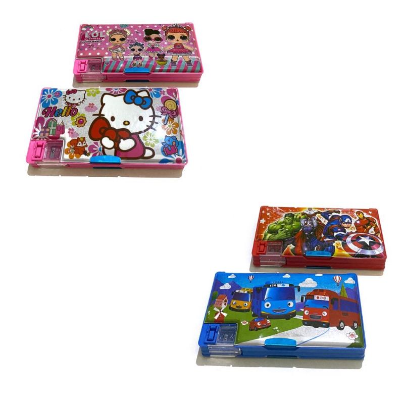 

Tempat pensil magnet tayo avengers lol hello kitty