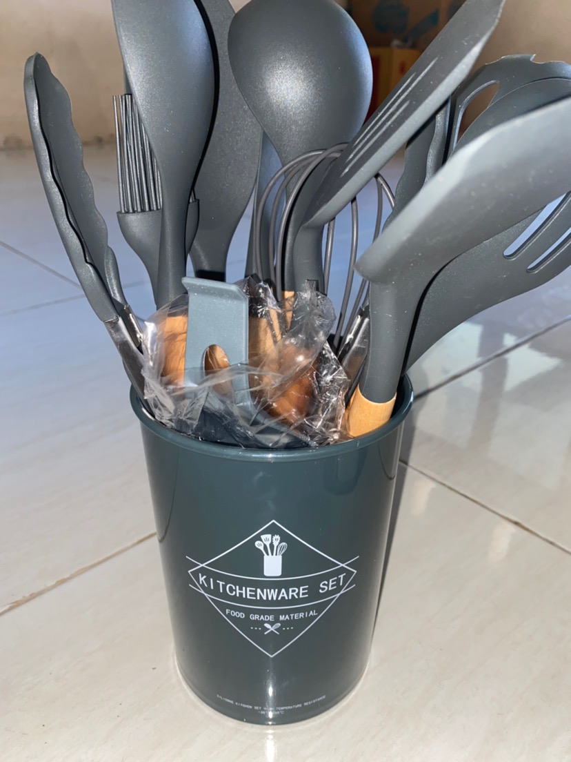 Starlight Spatula Set Alat Masak Silicone Utensile  Kitchen Set Sutil Peralatan Masak Hcu401