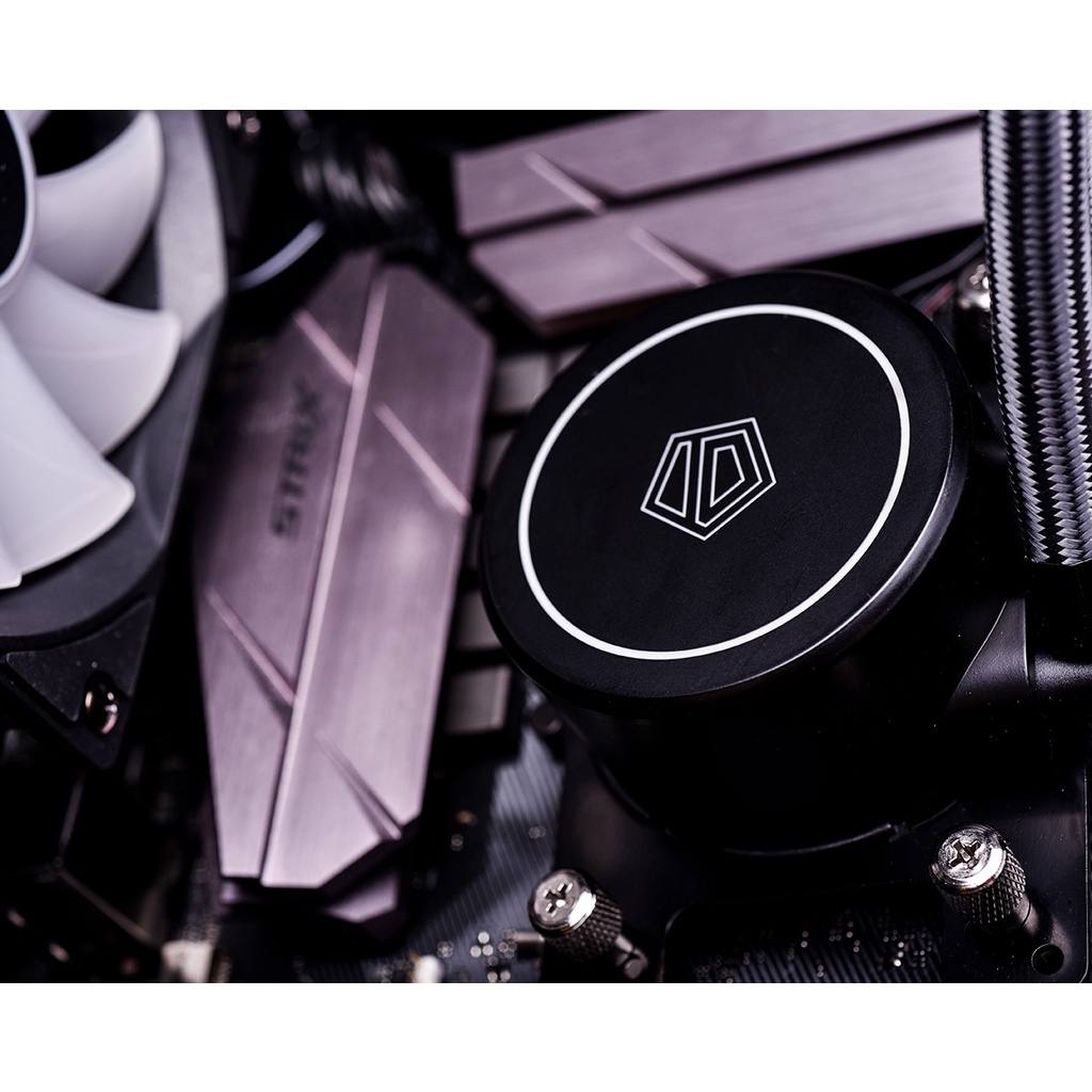 ID-COOLING AURAFLOW X 120 | RGB Sync AIO CPU Cooler Liquid Cooling