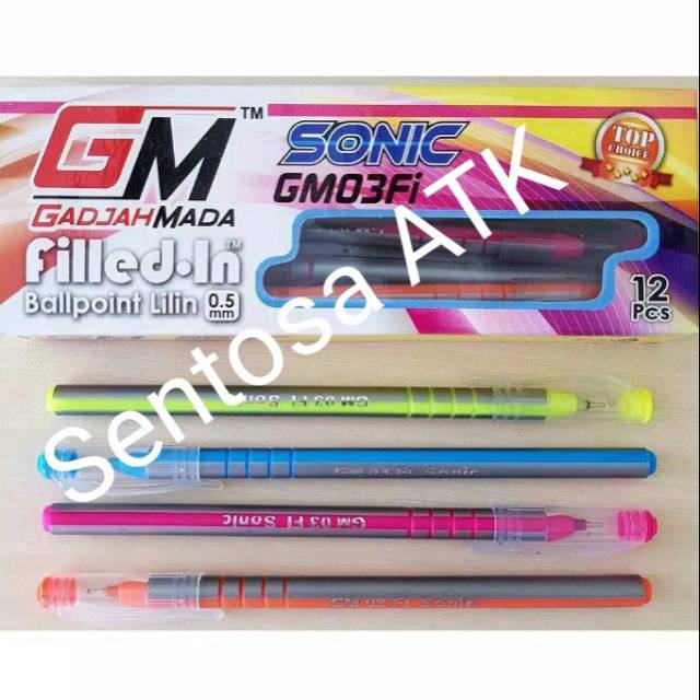 

Bolpoin/ Pulpen GM Sonic ECER