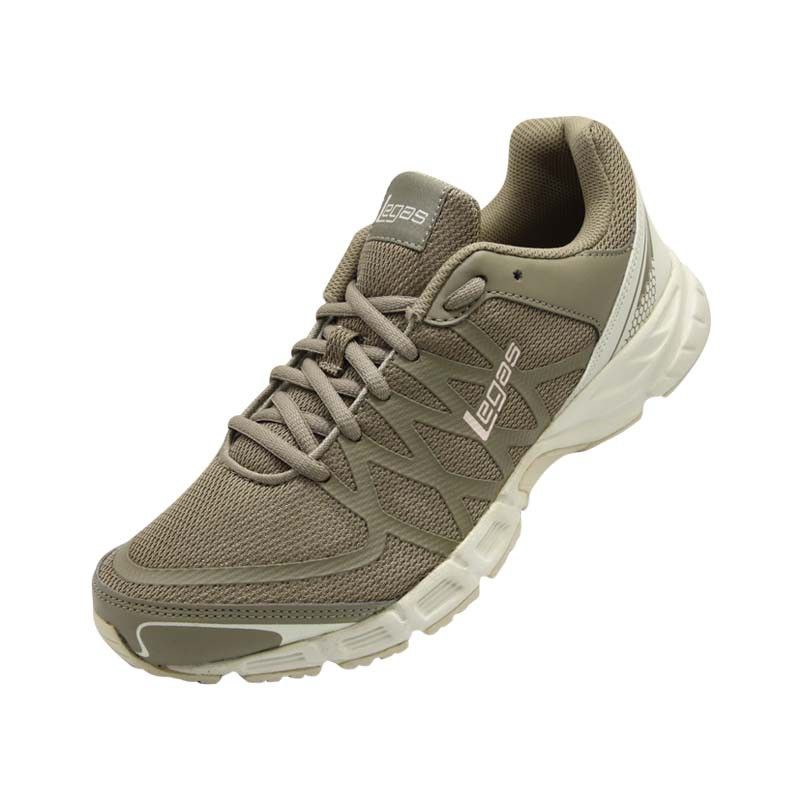 Sepatu League Legas Lari Pria Coklat Evo La M Running Shoes Cowo Original