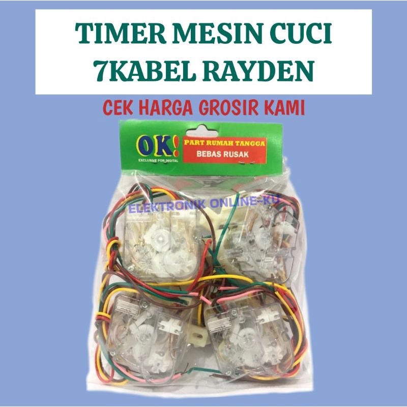 TIMER MESIN CUCI 7 KABEL RAYDEN