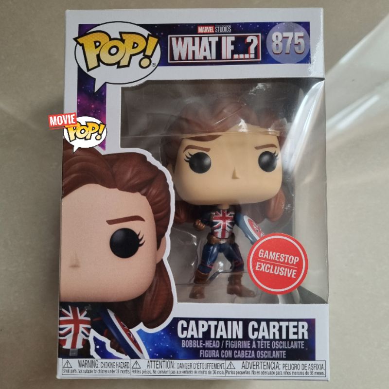 Funko POP Marvel What If - Captain Carter with Shield Gamestop Exclusive
