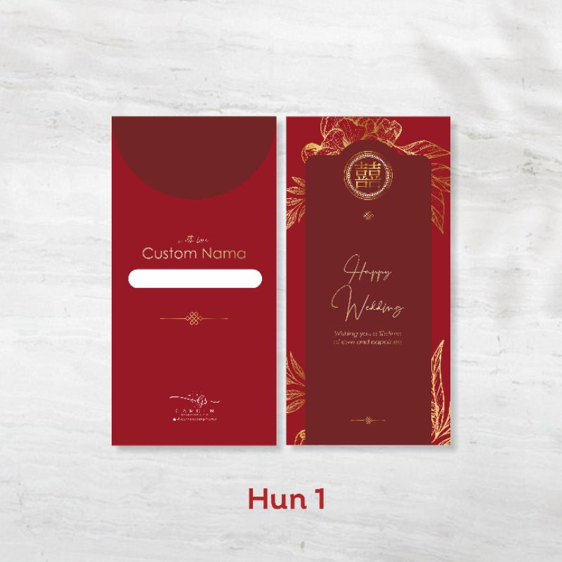 

[HUN SERIES] CUSTOM NAMA Amplop Kondangan / Amplop Wedding / Amplop Nikah / Amplop Chinese Wedding / Amplop Kondangan Chinese / Chinese Wedding Envelope