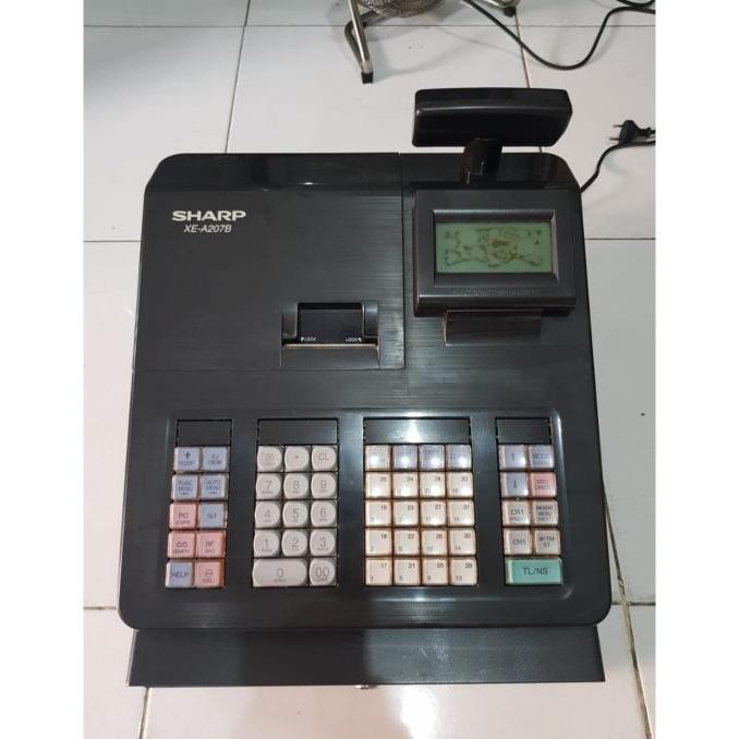 Mesin Kasir Sharp Xe-A207 ( Bekas 70% ) Black