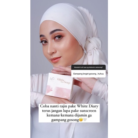 Gluta Body Soap by White Diary / Sabun Pemutih Badan / Whitening