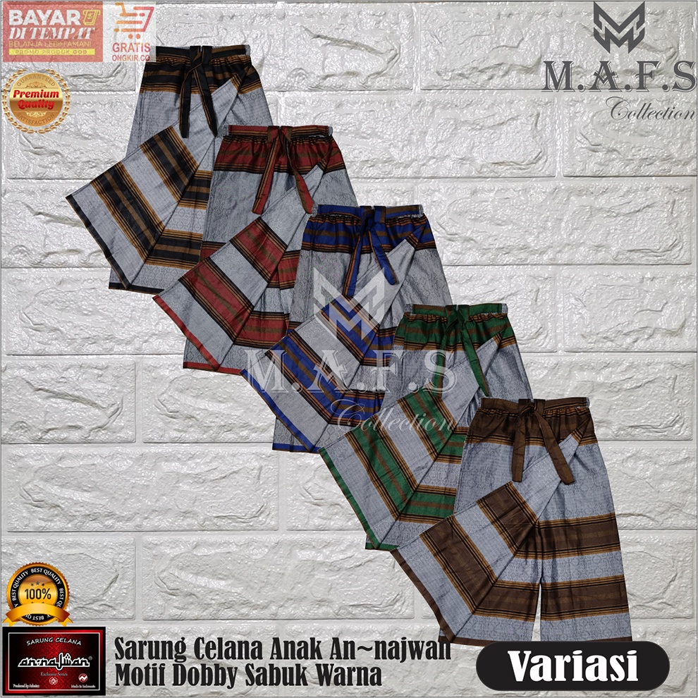 SARUNG CELANA ANAK ANNAJWAN TUMPAL POLOS WARNA