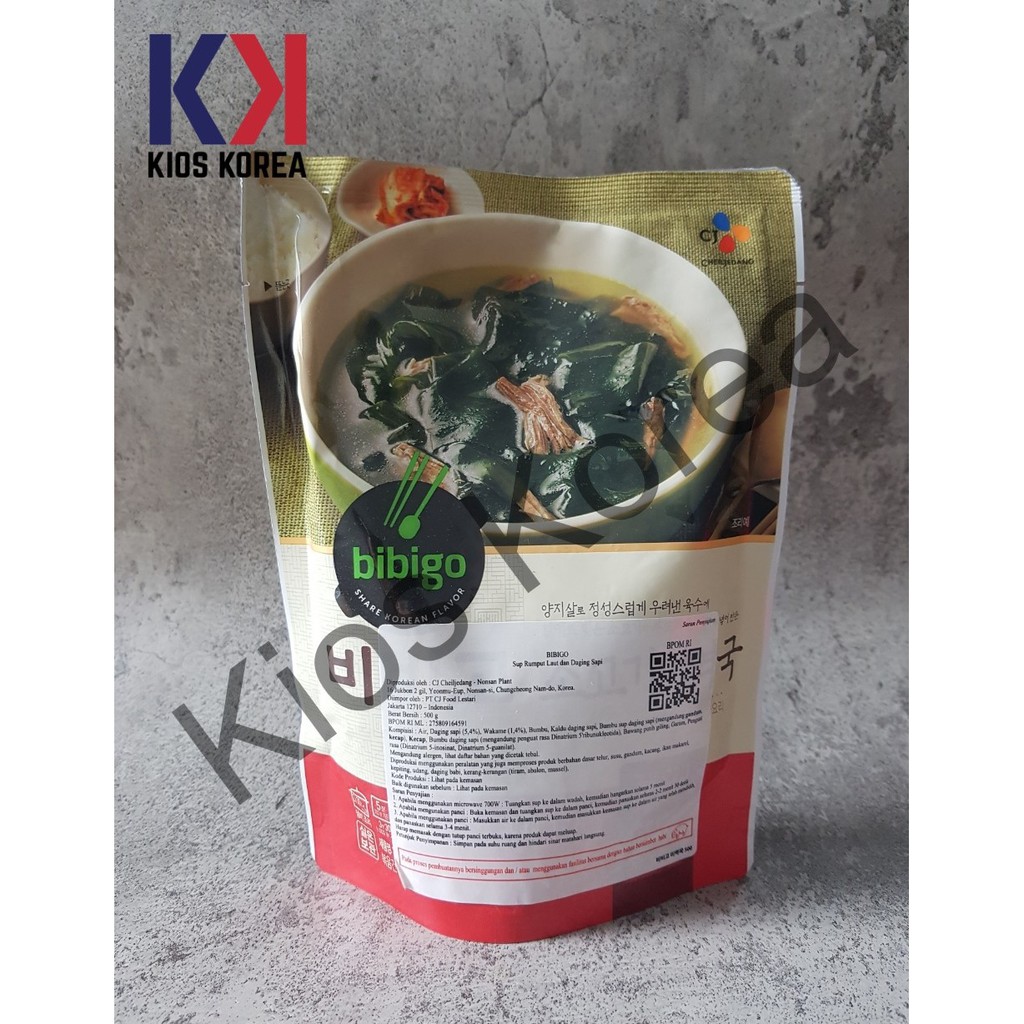 

CJ Bibigo Sup Rumput laut Miyeok Guk Soup - 500gr