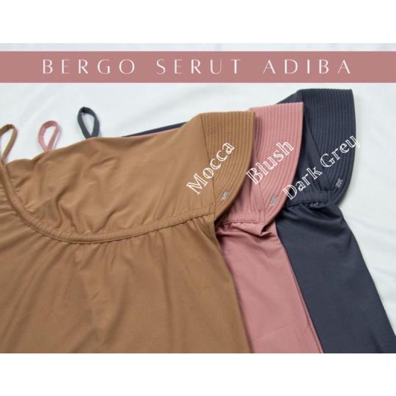 BERGO SERUT JUMBO JILBAB SERUT ADIBA JUMBO SPANDEX JERSEY