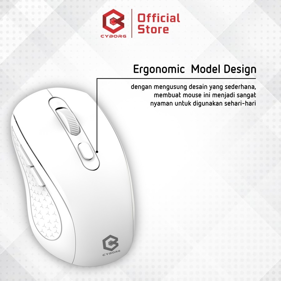 Mouse Cyborg CMW-018 Lite Dual Mode (Bluetooth and Wireless)