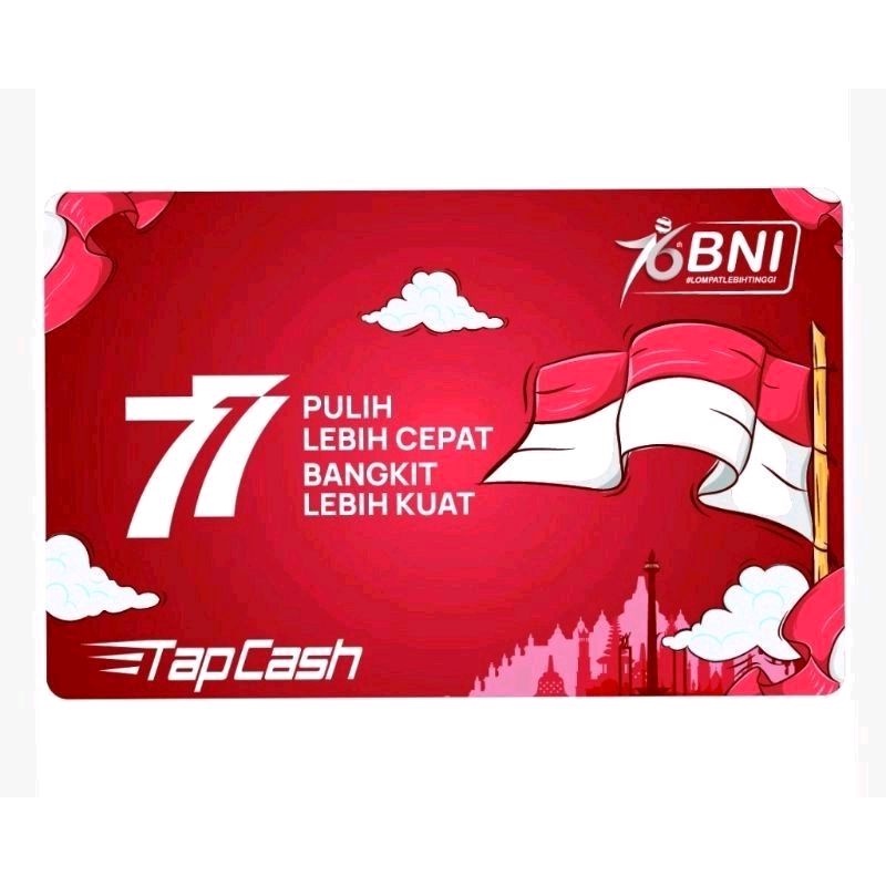 Tapcash BNI edisi Cartoon HUT RI ke-77 Tahun 2022