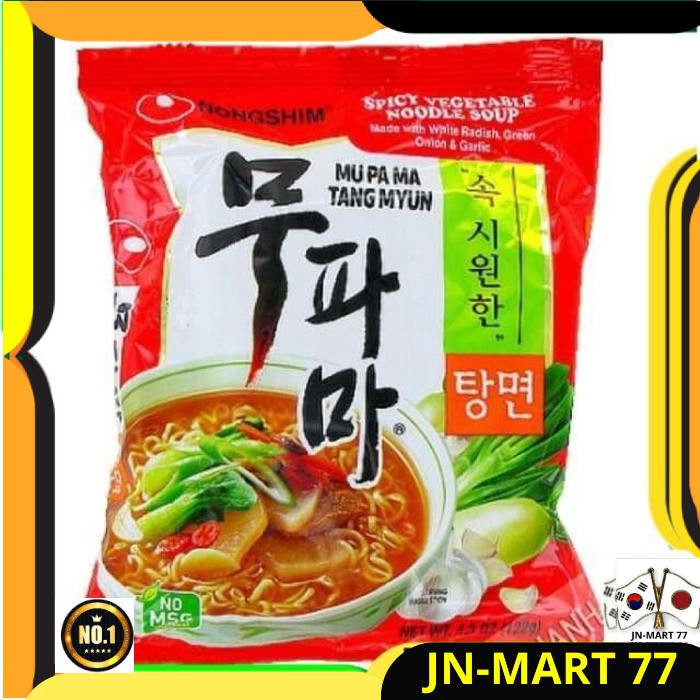 

KOREAN FOOD/MIE KOREA NONGSHIM SPICY VEGETABLE NOODLE MU PA MA TANG