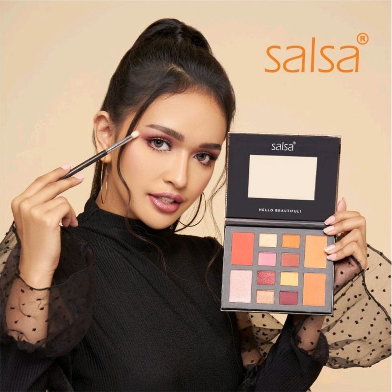 SALSA Rhapsody Face Palette - Palet Eyeshadow Blush On Countour Highlighter