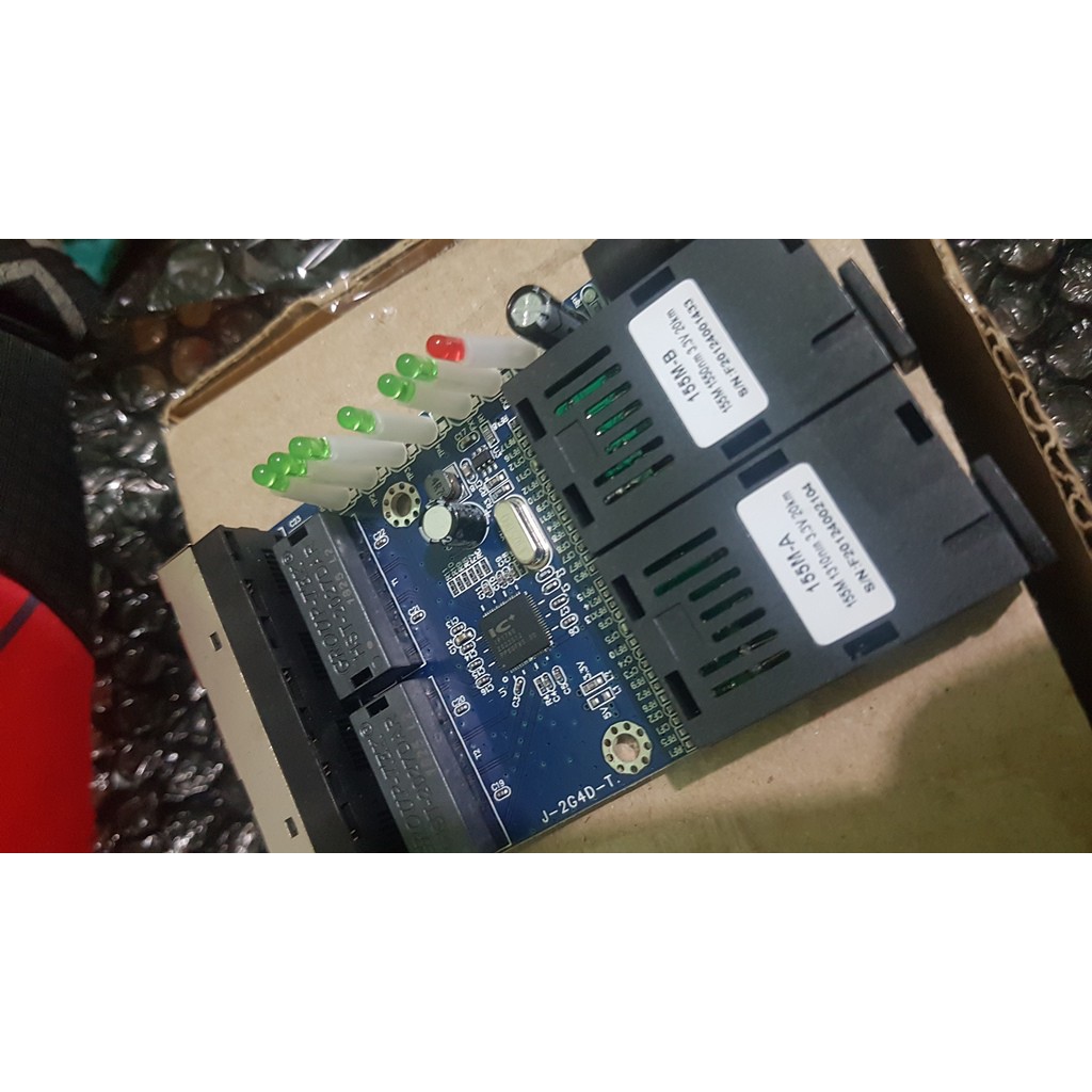 HSAirpo CM2F4E Board Only Media Converter 2 Fo 4 Eth