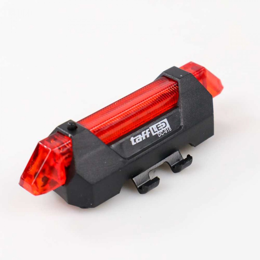 TaffLED Defensor Lampu Sepeda 5 LED Taillight Rechargeable