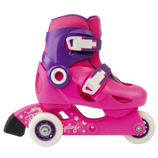  Oxelo  Sepatu  Roda  Anak Pemula Play 3 Pink Shopee Indonesia