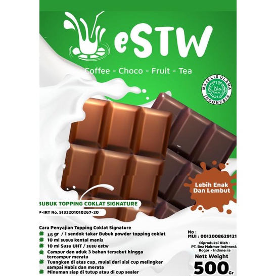 

[COD] ESTW TOPPING COKLAT SIGNATURE [COD]