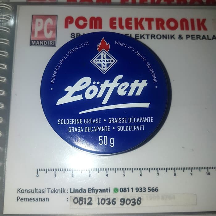 New lotfet soldering grease 50 gr.