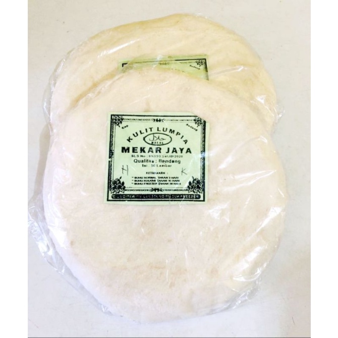 Kulit lumpia mekar jaya isi 50