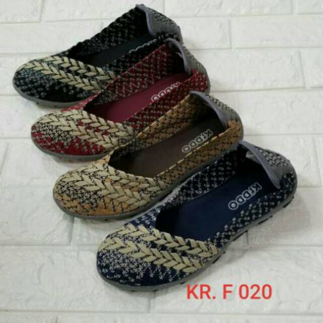 Sepatu Rajut KIDDO F020 New Flat ORIGINAL