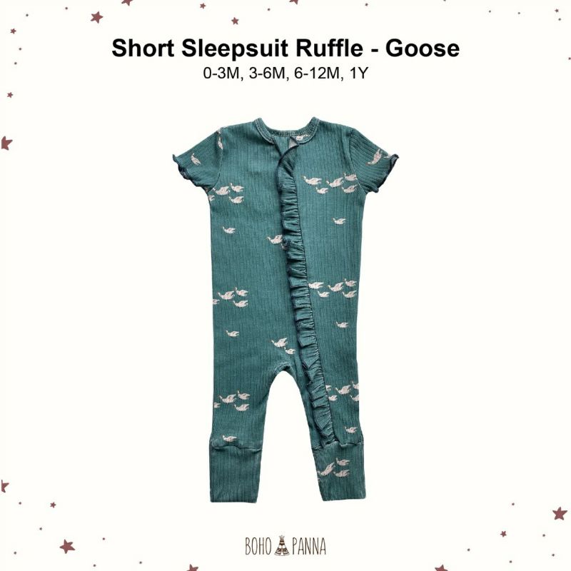 Bohopanna - Bohobaby Short Sleepsuit Ruffle New