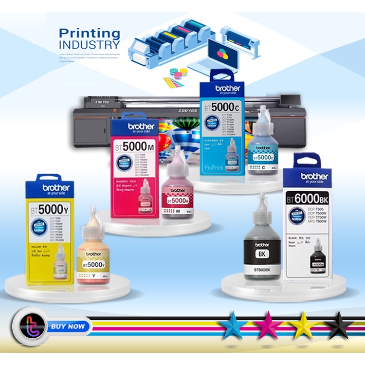 Tinta printer BROTHER BT5000 BT6000 DCP T710W DCP T300 DCP-T310 T800W T810DW T910DW