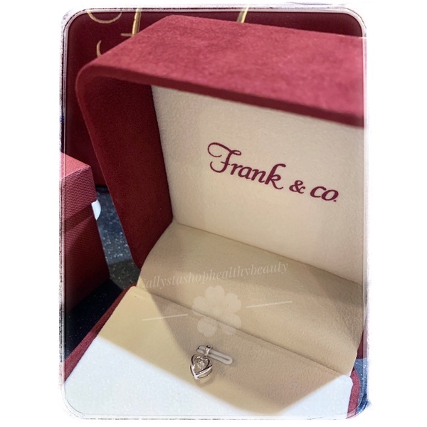 Frank & Co Diamond Love Glint Liontin Dancing Necklace Jewellry New