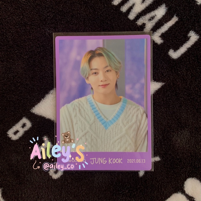 Jungkook sowoozoo mpc official swz bts spc special photocard
