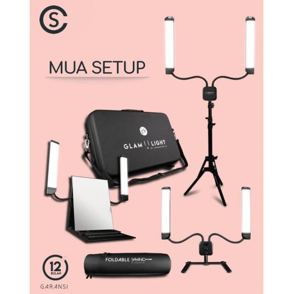 STOCK READY GLAMLIGHT MUA SETUP