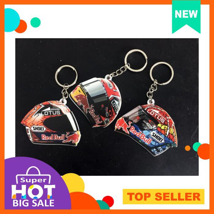 Gantungan Kunci Marc Marquez Helmet Shoei