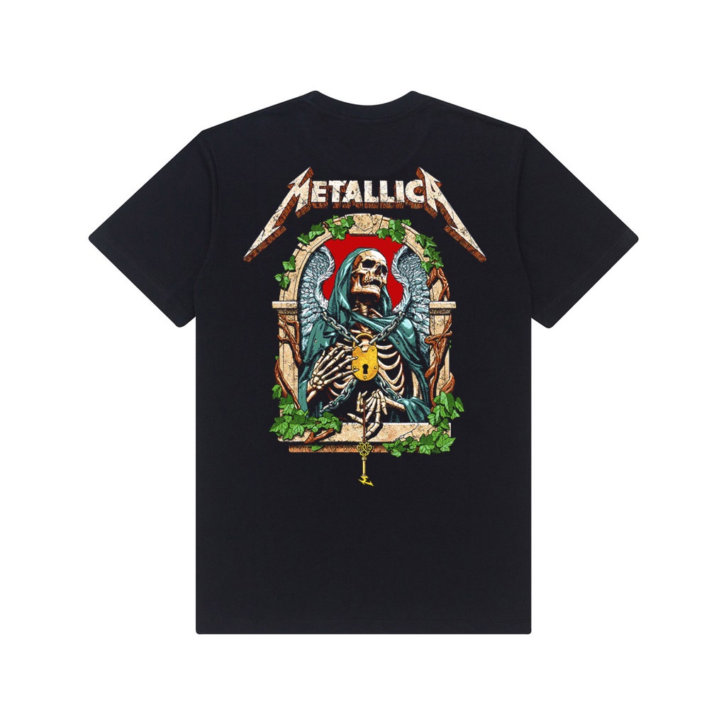 KAOS BAND METAL METALLICA T SHIRT BAJU DISTRO MUSIK VINTAGE METALICA PRIA WANITA