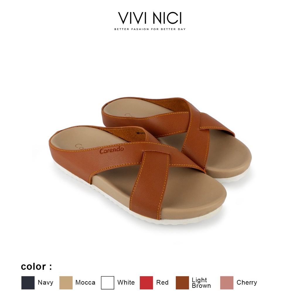 Carendo by Vivi Nici - Melly Sandal Wanita-Light Brown