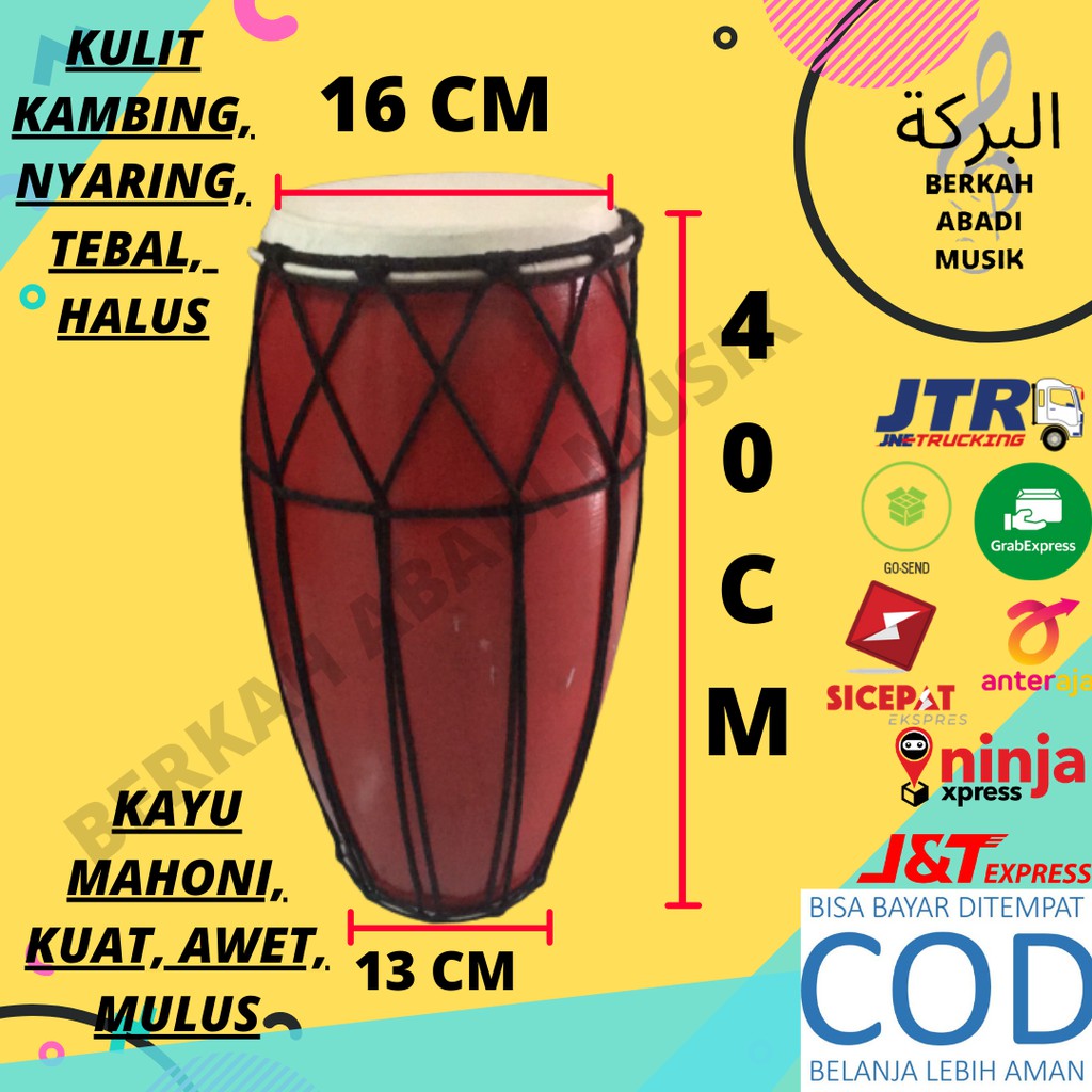 KENDANG JAIPONG ANAK 40 CM GENDANG JAIPONG ANAK KENDANG RAMPAK ANAK GENDANG RAMPAK ANAK GENDANG ANAK