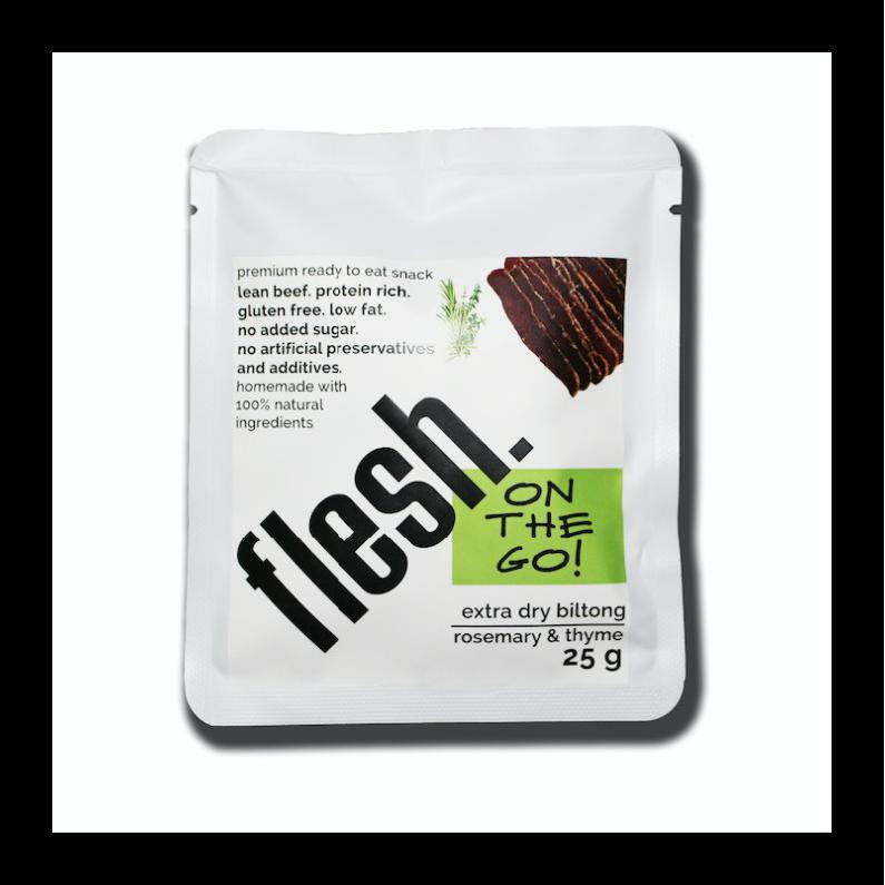

PROMO! FLESH | ROSEMARY AND THYME BILTONG 25 GR TERMURAH