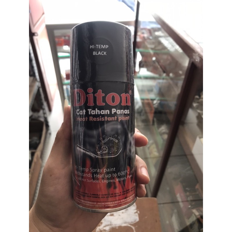Cat Semprot Diton Premium Anti Panas Black & Silver / Pylox / Pilox