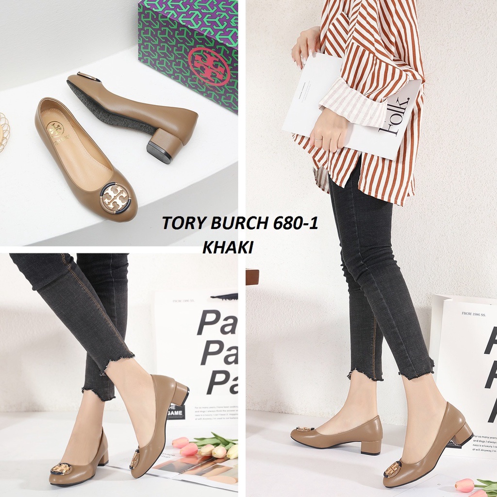 SEPATU WANITA HEELS PLATFORM SHOES KULIT 680-1