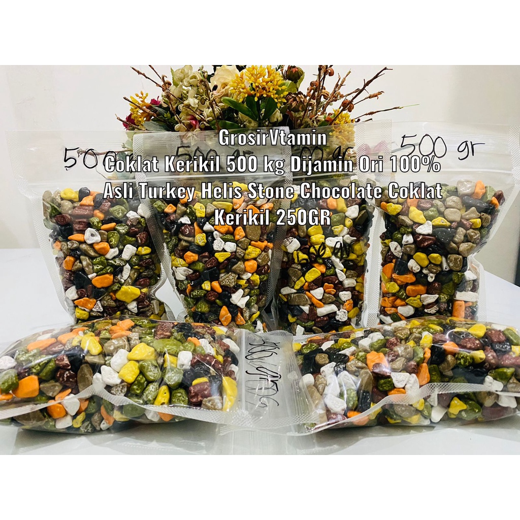 

Coklat Kerikil 500gr Dijamin Ori 100% Asli Turkey Helis Stone Chocolate Coklat Kerikil 250GR