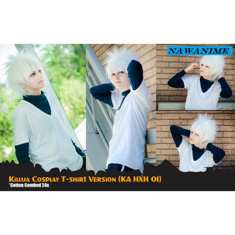 Kaos Cosplay Anime Manga Hunter X Killua Zoldick [KA HXH 01]