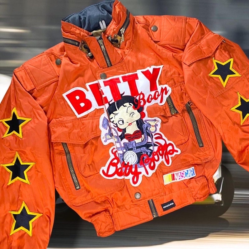 Preloved Nascar jacket betty boop