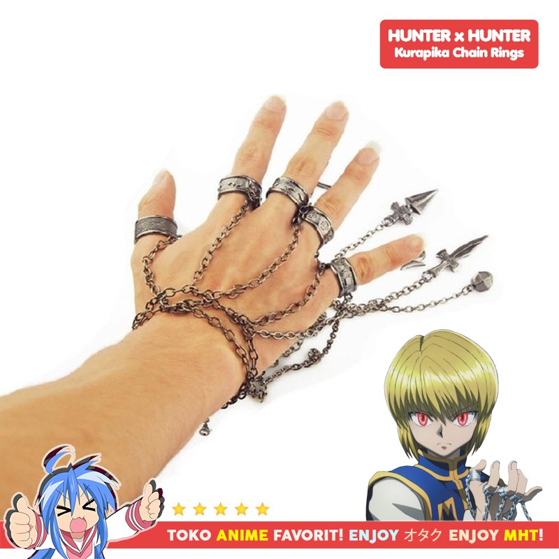 Merchandise Anime Hunter X Hunter : Kurapika Chain Rings / Rantai Cincin - myhobbytown