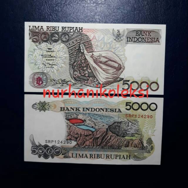 Uang kuno 5000 sasando tahun 1992