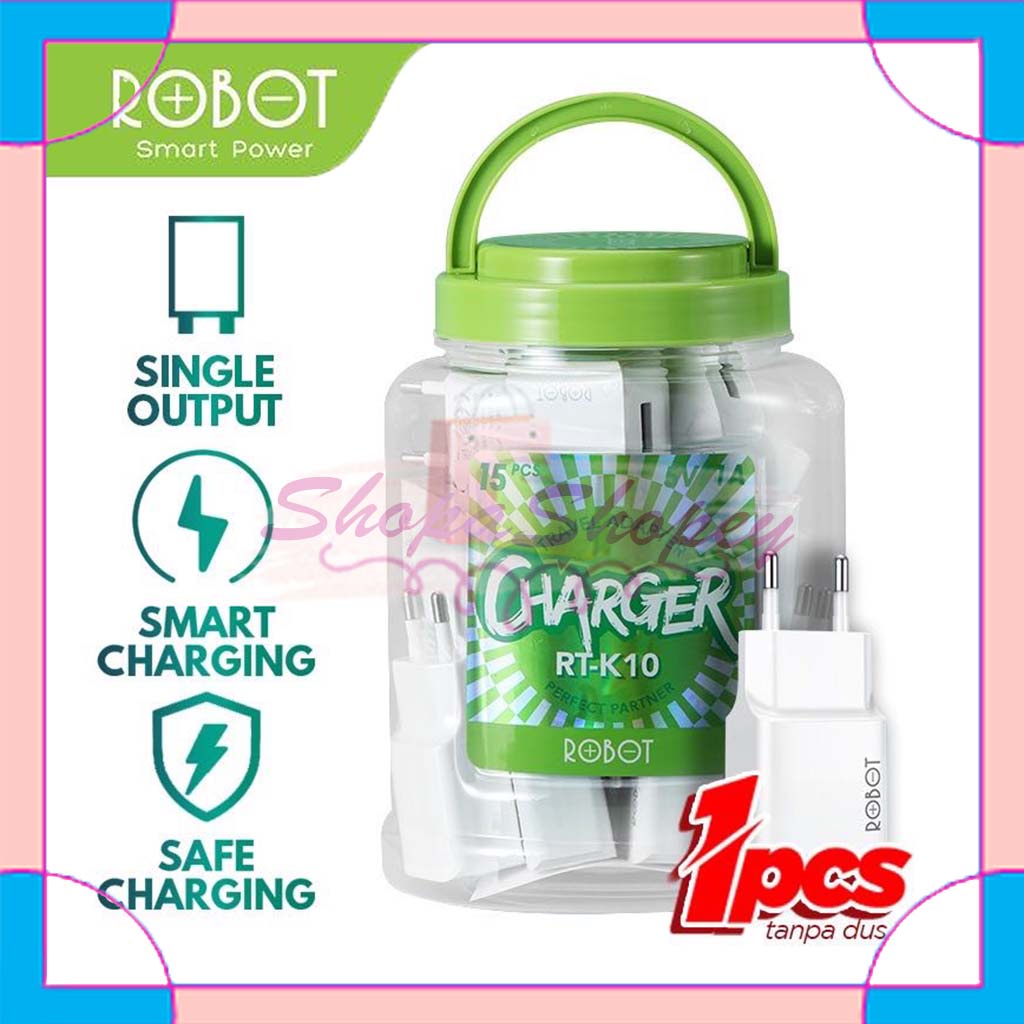 Robot Charger RT-K10 Single Output 1A - Garansi Resmi 1 Tahun