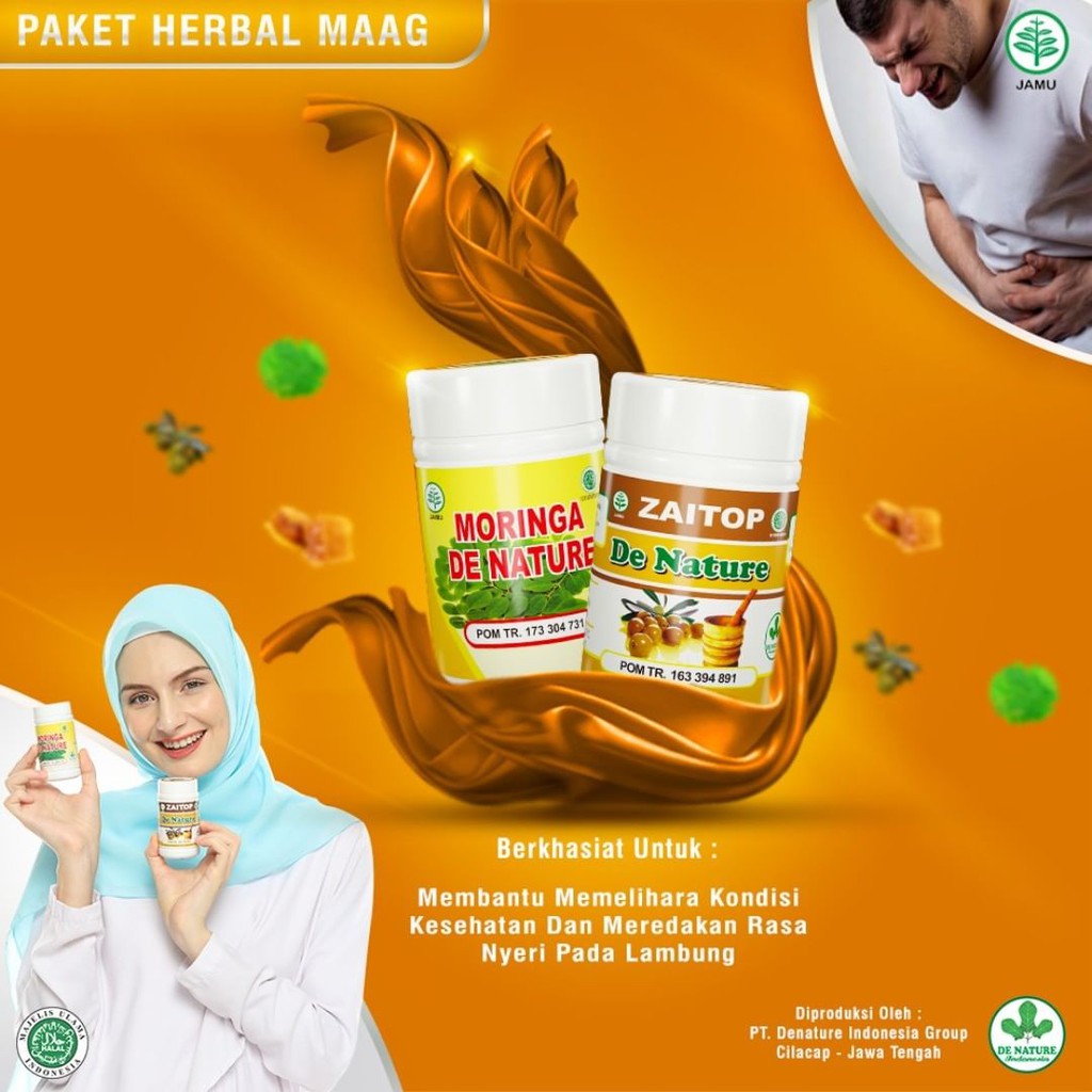 Moringa De Nature Asli Obat Asam Lambung Ampuh Herbal Resmi Raja De Nature