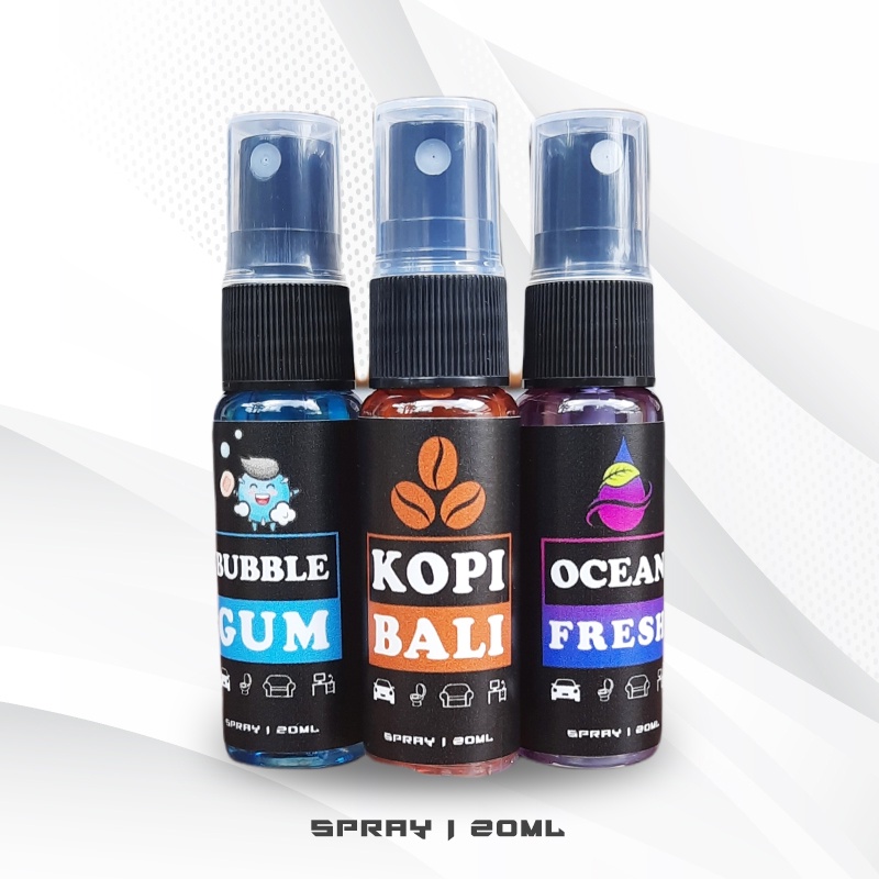 Parfum Kopi Bali Spray Botol Semprot Pengharum Pewangi Mobil Helm Jaket Kipas AC Lemari Ruangan